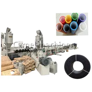 16-63mm Hdpe silicon core tube Extrusion Production Line/ Optical cable duct HDPE threading Pipe Making Machine