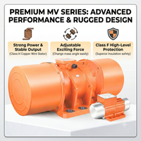 0,08kW 80W Einphasiger Vibrationsmotor aus Aluminiumlegierung, AC-Vibrationsmotor für automatische Teilezuführsysteme