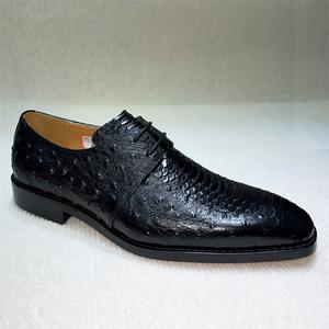 Zapatos de Vestir de Cuero Genuino y Oxford para Hombre, Zapatos Formales de Negocios para Boda, Zapatos Casuales de Cuero Hechos a Mano de Marca - Product Image 1