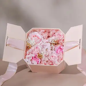 3-5 साल के शाश्वत गुलाब बॉक्स वैलेंटाइन्स डे उपहार महिलाओं के लिए रोमांटिक उपहार सेट