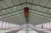 Auvent de protection solaire et de pluie en PVDF résistant aux UV pour exposition, durable, pour salon professionnel