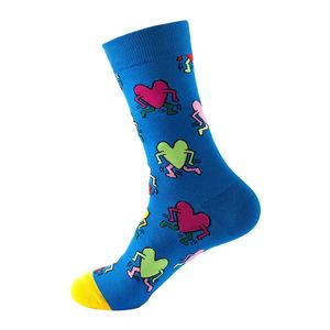 Otoño e invierno Ins Style Tube Mujer Diamante Patrones Moda Calcetines de moda al por mayor - Product Image 6