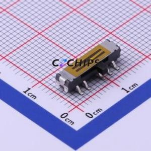 K3-2410S-F1 Slide Switch SMD Switch Double Pole Four Throw Rectangle Pin Header Gull Wing Type 15mm - Product Image 1