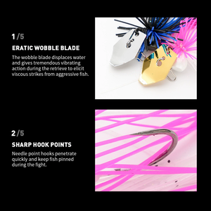 WEI 10g 45mm plongée lèvre métal Spinner tête de gabarit leurre appâts artificiels pêche océan bateau poisson-chat marlin brochet morue carpe <span class=keywords><strong>perche</strong></span> - Product Image 5