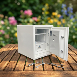 Coffre-fort MONEY MNS-52E avec mot de passe, empreinte digitale et serrure à clé - Étanche et durable - Product Image 6