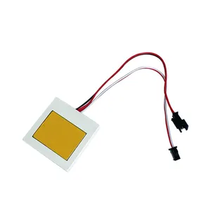 Interruptor de toque capacitivo quadrado de chave única 12V 60W LED monocromático/interruptor de sensor de dimmer de toque de duas cores