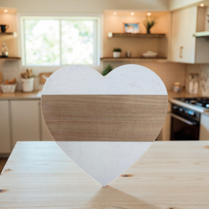 Tagliere a forma di cuore di grandi dimensioni <span class=keywords><strong>in</strong></span> <span class=keywords><strong>marmo</strong></span> e legno di Acacia pane bordo formaggio che serve tagliere salumi per formaggio - Product Image 6