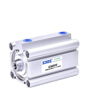 Cylindre pneumatique fin Xinde Acq40x50, corps en aluminium avec aimant pour usage industriel - Product Image 1