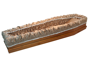 การตกแต่งภายในที่หรูหราด้วยโลงศพที่มีขอบตัดแต่งลูกไม้ซับในที่สง่างามสำหรับโลงศพที่ทำด้วยมือหรูหราอุปกรณ์ตกแต่งภายใน - Product Image 2