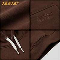 Sweat à capuche personnalisé vintage marron uni de haute qualité en coton lourd 100% pour femme, en molleton bouclette, idéal pour l'automne et l'hiver, style streetwear