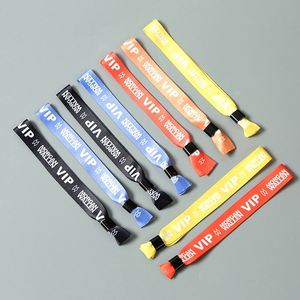 Pulseras de Poliéster Ecológicas Personalizadas OEM para Festivales de Música y Conferencias - Product Image 1