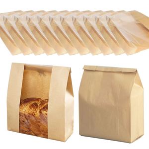 Bolsas de Pan Reciclables con Logotipo Personalizado, Bolsas de Papel Kraft para Empacar Productos Caseros - Product Image 1