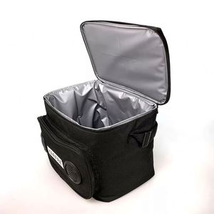 Custom Printed Portable Reusable Thermal Insulated Lunch Cooler Bag With <b>Speaker</b> - Product Image 5