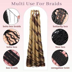 150g Body Wave Braiding Loose Curls Crochet <b>Braid</b> French Curls Hair <b>Extensions</b> Crochet Hair <b>for</b> Women Hair - Product Image 4