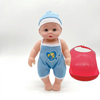 Muñeca de Plástico de Alta Calidad con Voz, Modelo Unisex de PVC de 10 Pulgadas (27 cm), Juguete 2523, Simulación de Alimentación, Regalo de Cumpleaños