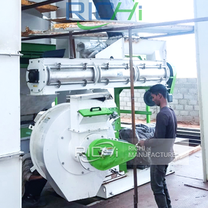Richi đầy đủ dòng thức ăn chăn nuôi pelletizer tùy chỉnh 5-7t/h lợn gà gia súc tốt nhất PELLET Máy thức ăn chăn nuôi dây chuyền sản xuất - Product Image 5