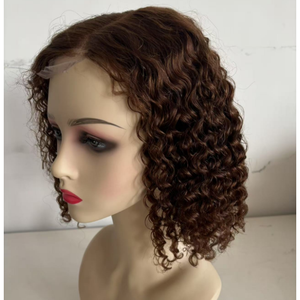 Nouvelle perruque courte bouclée en <span class=keywords><strong>cheveux</strong></span> humains, qualité supérieure, <span class=keywords><strong>cheveux</strong></span> brésiliens Mink, perruques avec fermeture en dentelle 2x6 Kim, vente en gros, perruque en <span class=keywords><strong>cheveux</strong></span> humains pas chère - Product Image 1