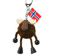 Porte-clés en peluche en gros, porte-clés en pompons de mouflon pour la décoration et l'artisanat