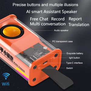 Assistant téléphonique intelligent portable, appareil de réunion, enregistrement, traduction simultanée de plus de 50 langues, appareil intelligent AI 102 traducteur - Product Image 6