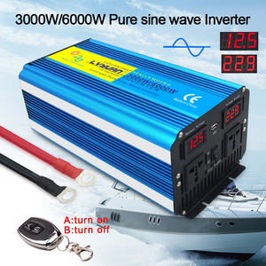Convertisseur d'énergie solaire <span class=keywords><strong>LVYUAN</strong></span> 3000W/6000W 12V DC - 220V AC, fonction pompe, perceuse, onduleur à onde sinusoïdale pure - Product Image 6