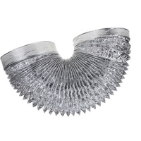 Tuyau d'aération flexible extensible en aluminium double couche sur mesure pour projets CVC - Commande en gros