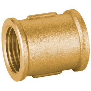 Raccordo diritto in ottone giallo per impieghi gravosi IBP 3/4 pollici - Product Image 1