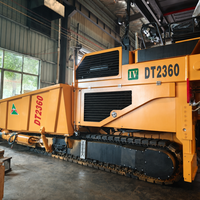 Pavoir d'asphalte anti-ségrégation DT2360, largeur de pavage de 13 m, mélange secondaire, machine à paver sans joint longitudinal