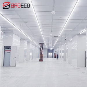 Panneaux muraux en <span class=keywords><strong>laine</strong></span> <span class=keywords><strong>de</strong></span> roche ignifuges à assemblage rapide pour salles blanches, 50 mm, 75 mm, 100 mm, pour usines d'électronique - Product Image 6