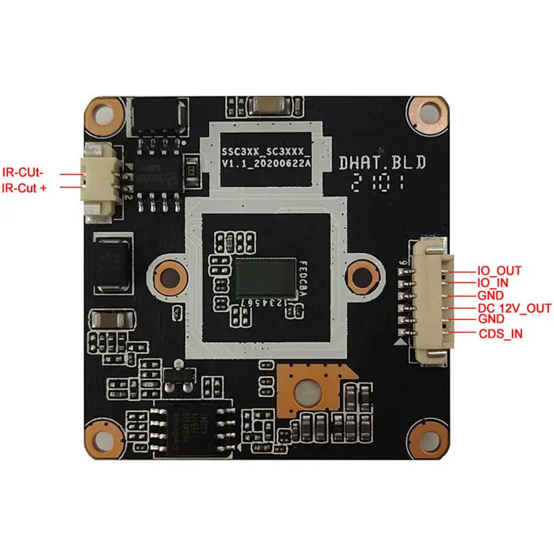 MStar SC3335 3mp Ip Pcb โมดูลกล้องโมดูลที่มีแสงน้อยเป็นพิเศษ AI ตรวจจับร่างกายมนุษย์