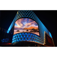 P1.875mm 240*120mm Module souple incurvé Flexible mur vidéo intérieur HD sans couture épissage écran géant Led écran d'affichage Flexible