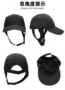 Summer <b>Waterproof</b> Baseball Cap 100% Polyester Common <b>Sunscreen</b> Adjustable Beach Sunshade Surf with Strap - Product Image 4