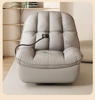 Canapé électrique inclinable multifonction haut de gamme, fauteuil de massage moderne rotatif pour personnes âgées, idéal pour salon individuel