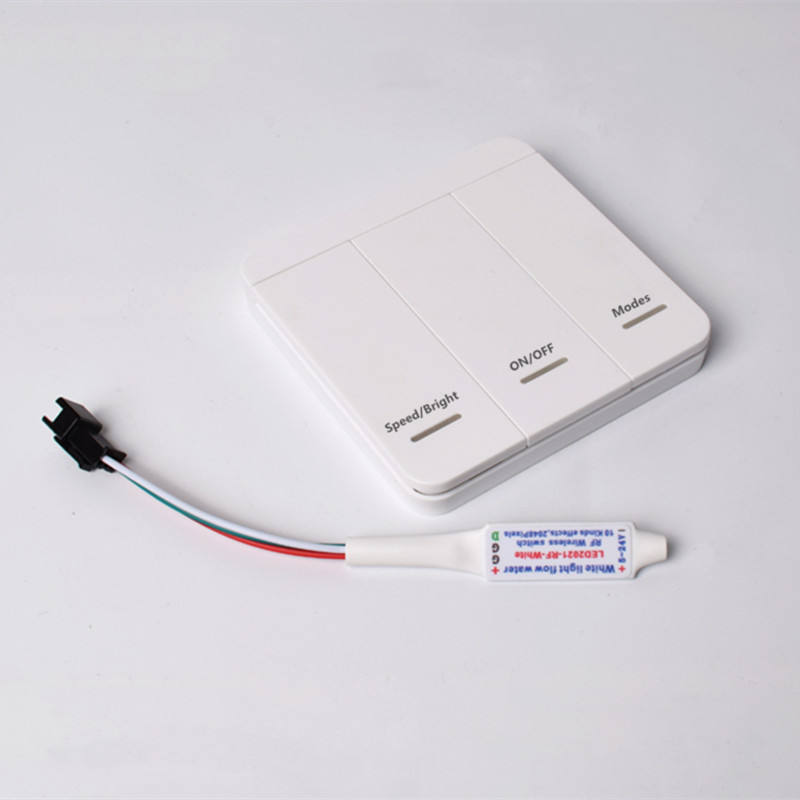 5V 12V 24V wireless White light controller flowing water running white strip light led controller for chasing led strips