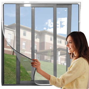 <span class=keywords><strong>Moustiquaire</strong></span> <span class=keywords><strong>magnétique</strong></span> moderne en fibre de verre pour portes et fenêtres, idéale pour salon et hôtel, résistante aux insectes, facile à installer - Product Image 4