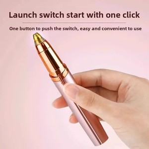 Điện Tự Động Lông Mày Máy Cạo Râu Tông Đơ Cho Phụ Nữ Nhựa Vẻ Đẹp Tóc Loại Bỏ Lông Mày Bút Và Dao Cạo Hộ Gia Đình Sử Dụng - Product Image 4