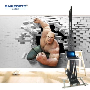 Machine à peindre murale à effet 3D Imprimante murale verticale avec tête d'impression <span class=keywords><strong>Eps</strong></span> sur I1600 - Product Image 1