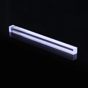 레이저 Ipl 용 고품질 광학 투명 사파이어 융합 실리카 프리즘 라이트 가이드 플레이트