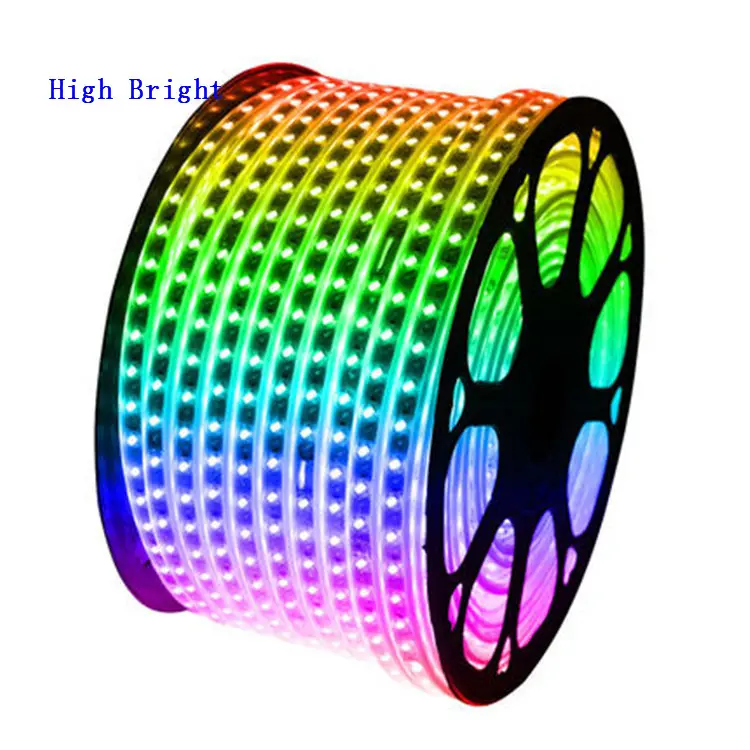 Fuente cuerda cinta Luz de tira control remoto DMX Smart Flex flexible RGB 5050 tira de luz LED