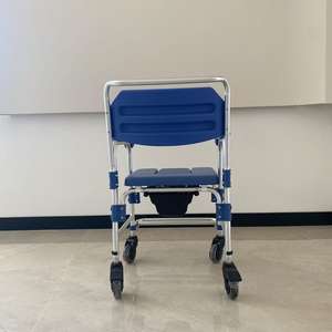 노인 및 장애인을 위한 가정용 이동식 변기 의자 휴대용 알루미늄 합금 트롤리 - Product Image 5