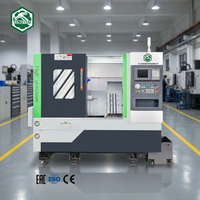 Torno CNC de Bancada Inclinada de Alta Rigidez con un Solo Husillo Horizontal CK46B, con Control Syntec, Precisión de 0.01 mm, Automático
