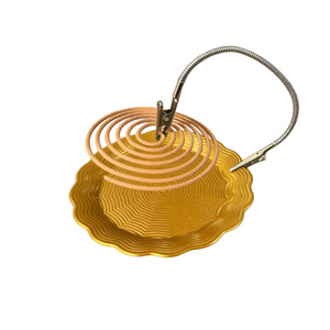 Mosquito Coil Tray Metal Patterned Detachable With Clip Household Use Easy To Clean - Product Image 5