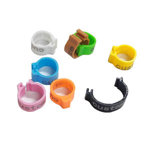Anillos Ajustables para Patas de Pollo, Anillos de Plástico con Hebilla para Patas de Aves, Anillos Digitales para Patas de Pato y Ganso - Product Image 1