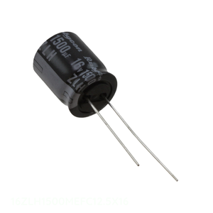 Condensador Original de 1500 uF, Tipo Through Hole, 16ZLH1500MEFC12.5X16, CAP ALUM 1500UF 20% 16V, Radial - Product Image 1
