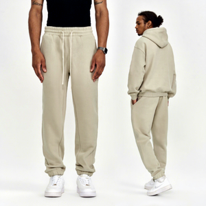 Nuovi <span class=keywords><strong>Pantaloni</strong></span> Sportivi da Uomo 2025, <span class=keywords><strong>Felpati</strong></span> 350G, Tinta Unita, Stile Casual Americano, Moda Autunno/Inverno - Product Image 3