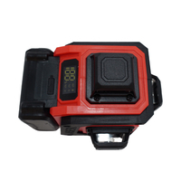 Niveau laser 4D à 16 lignes, rotation à 360 degrés, ligne horizontale et verticale croisée, niveau laser vert de qualité industrielle avec précision de 1 mm