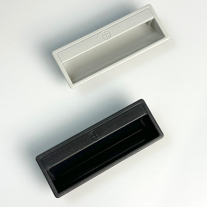 Plastic Embedded Handle Pl011 Rectangle Minimalist Drawer Furniture Handle Easy Installation - Product Image 3