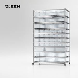 Sistema di allevamento impilabile per rettili CLEEN: Terrario per <span class=keywords><strong>serpenti</strong></span> e rettili con tappetino riscaldante - Vendita all'ingrosso direttamente dalla fabbrica - Product Image 1