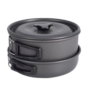Ensemble de casseroles et poêles de camping en aluminium pour la cuisson en plein air - Product Image 5