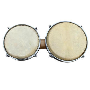 <span class=keywords><strong>Bongo</strong></span> tambor madera maciza <span class=keywords><strong>Bongo</strong></span> piel de oveja tambor de una pieza <span class=keywords><strong>Bongo</strong></span> tambor instrumento de percusión para niños Orff - Product Image 1