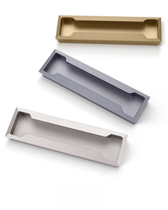 Modern Minimalist Concealed Flush Mount Grooved Handles for Wardrobes Drawers Cabinets and Shoe Cabinets - Product Image 6
